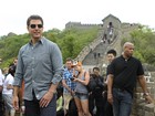 Tom Cruise causa tumulto em visita à Muralha da China
