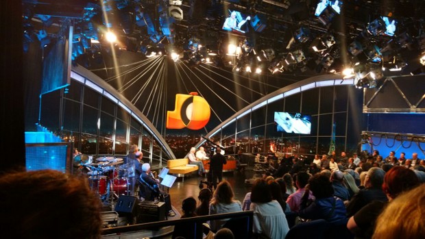 Jô Soares em gravação de seu último programa (Foto: EGO)