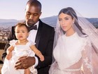 Kim Kardashian divulga foto de seu casamento com Kanye West
