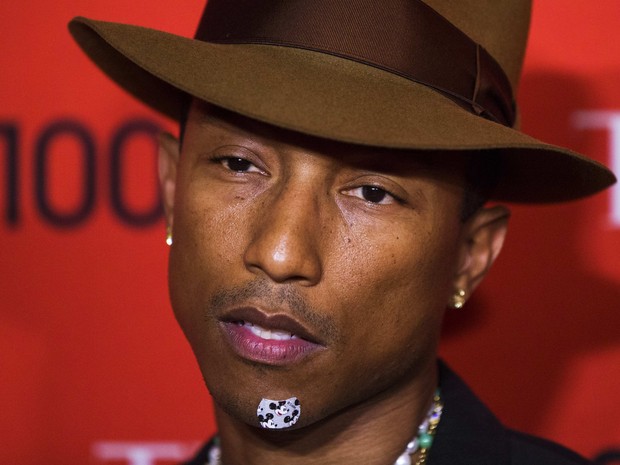 Pharrell Williams em evento em Nova York, nos Estados Unidos (Foto: Lucas Jackson/ Reuters)