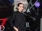 Look do dia: Angelina Jolie investe em terninho preto para première