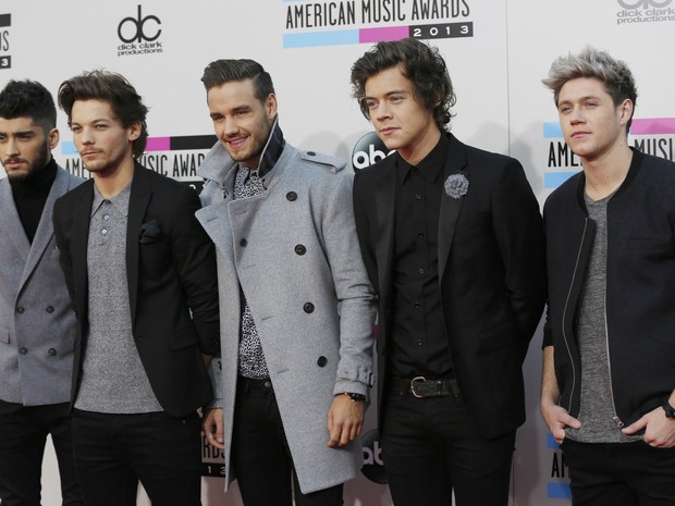 One Direction no American Music Awards em Los Angeles, nos Estados Unidos (Foto: Mario Anzuoni/ Reuters)