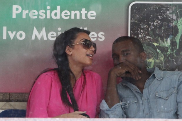 Kim Kardashian e Kanye West (Foto: Marcellos Sá Barreto/ Ag.News)