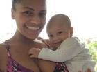 Quitéria Chagas posta foto com a filha e se declara: 'Filha é amor'