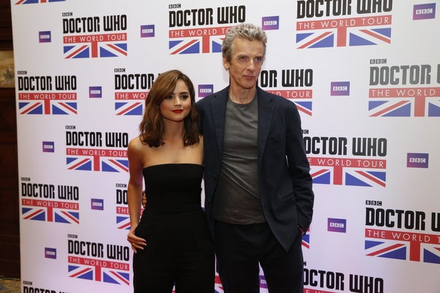 Coletiva Doctor Who - Jenna Coleman e Peter Capaldi (Foto: Felipe Assumpção/ Ag. News)