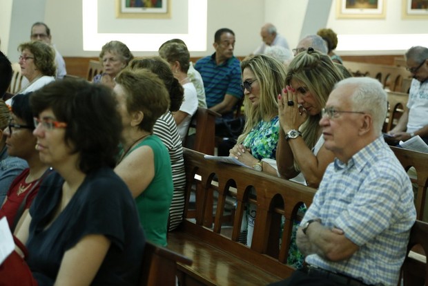 Missa de 7º dia de Rafael Soares, filho do Jô Soares (Foto:  Felipe Assumpção / AgNews)