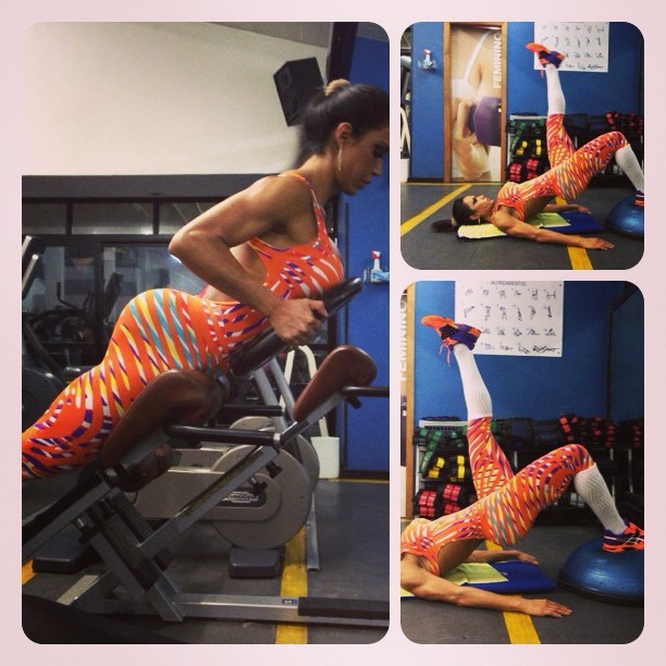 Gracyanne Barbosa mostra série de exercícios (Foto: Instagram)