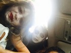 Vanessa Lóes posta foto caracterizada para o Halloween com os filhos