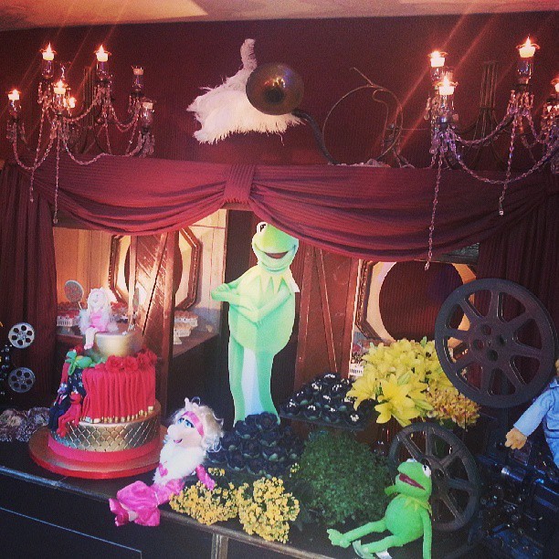 Decoração da casa de festas do aniversário das filhas de Rodrigo Faro (Foto: Instagram / Reprodução)