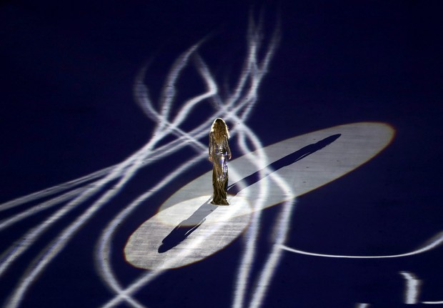 Gisele Bündchen participa de cerimônia de abertura dos Jogos Olímpicos Rio 2016 (Foto: REUTERS/Lucy Nicholson)