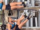 Karina Bacchi mostra série de exercícios para ter barriga sarada