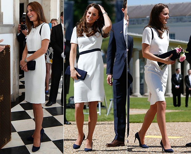 Kate Middleton usa vestido na promoção (Foto: Reprodução)