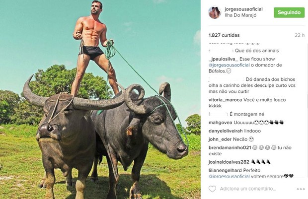 Jorge Souza recebe críticas  (Foto: Reprodução/Instagram)