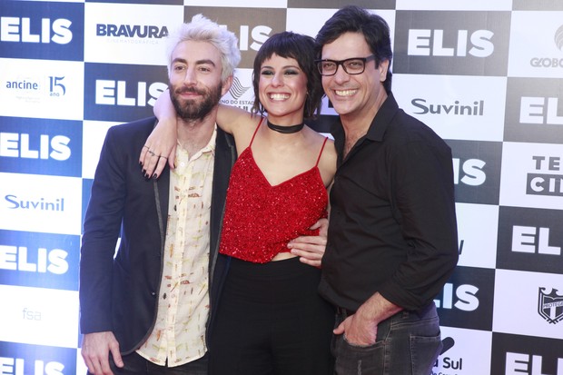 Rodrigo Pandolfo, Andreia Horta e Lúcio Mauro Filho (Foto: Anderson Barros / Ego)