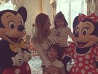 Carol Celico viaja com os filhos para a Disney e posta registro