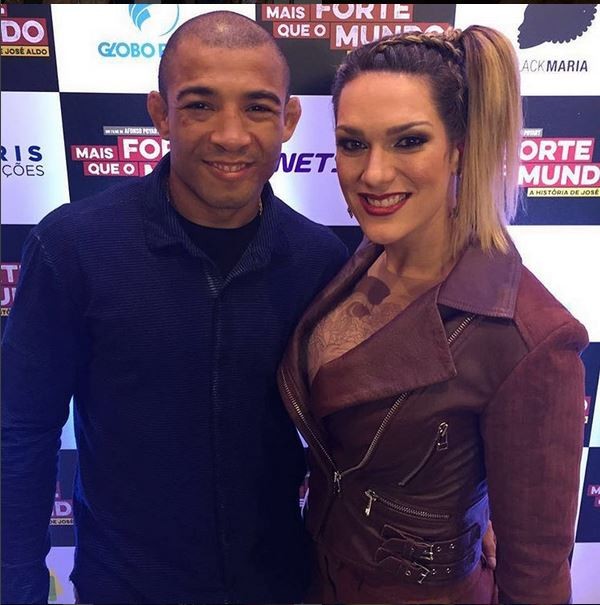 Viviane Oliveira e José Aldo (Foto: reprodução/instagram)