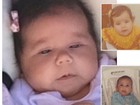 Deborah Secco compara rosto da filha com o dela e o do marido bebês