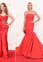 Vermelho, branco e azul: veja as cores que foram hit nos modelitos das famosas no prêmio Emmy 2014