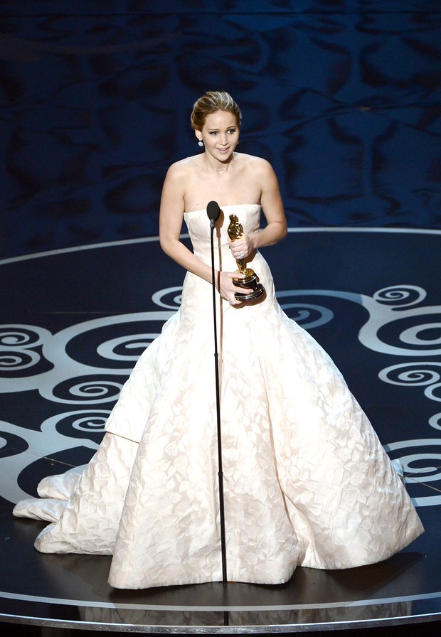 Jennifer Lawrence no Oscar (Foto: Getty Images)