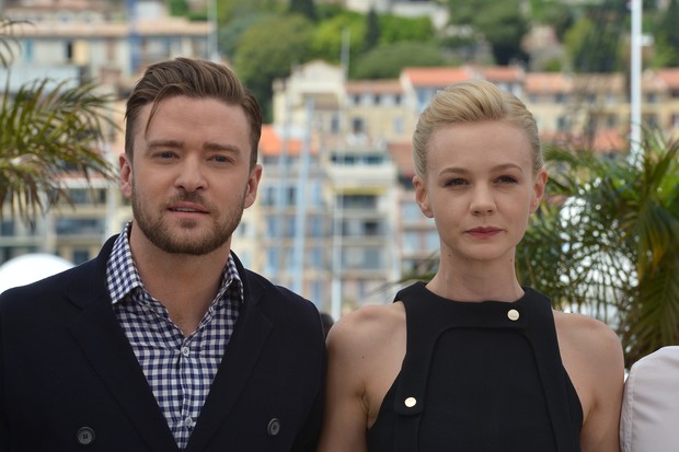 Justin Timberlake e Carey Mulligan no Festival de Cannes (Foto: AFP / Agência)