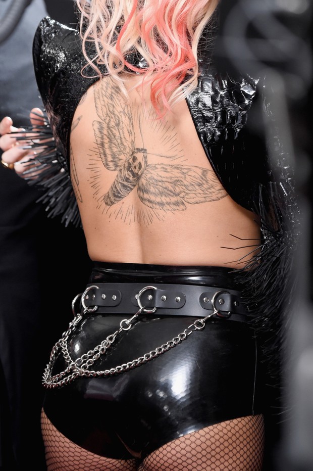 Lady Gaga no Grammy (Foto: Agência AFP)