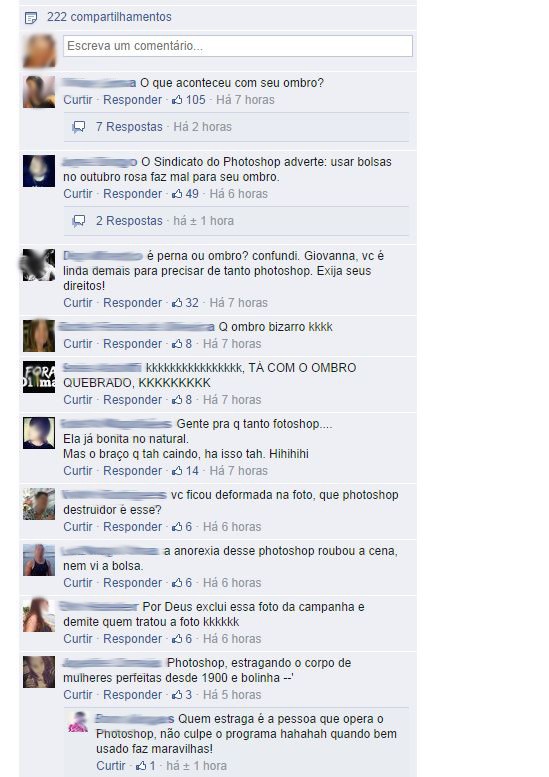 Comentários Giovanna Antonelli (Foto: Facebook / Reprodução)
