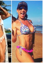 Scheila Carvalho faz dieta e treino rigorosos: 'Tenho só 14% de gordura'