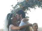 Veja foto do casamento de Gisele Itié com o ator que vive Cazuza