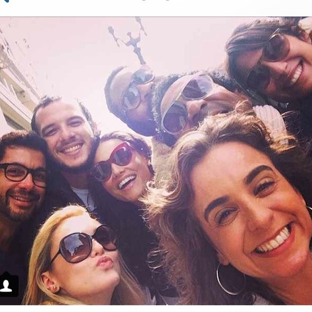 Débora Nascimento, Isabelle Drummond e equipe de &#39;Geração Brasil&#39; (Foto: Instagram)