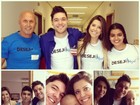Nasser e Andressa vão a hospital visitar crianças com câncer