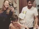 Luana Piovani posta foto do filho com tatuagem de mentirinha