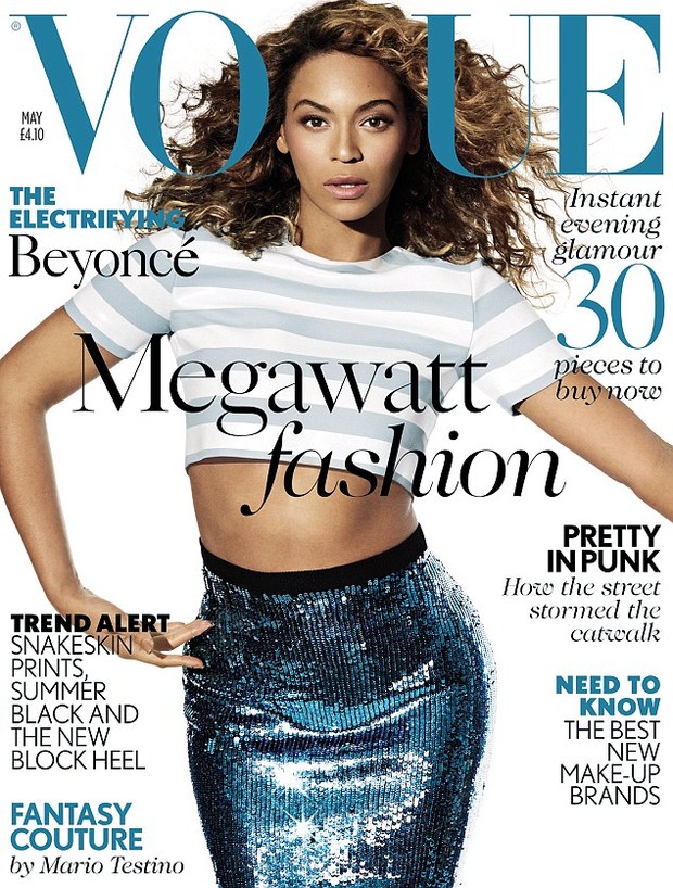 Beyoncé na capa da 'Vogue' (Foto: Reprodução)