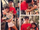 David Brazil mostra fotos de seu 'primeiro e último beijo em mulher'