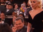 Leonardo DiCaprio explica a TV reação ao ver Lady Gaga em prêmio