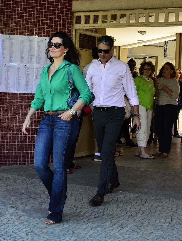 William Bonner e Fatima Bernardes (Foto: Henrique Oliveira/AgNews)