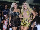 Irmãs Minerato usam looks ousados em noite de samba em São Paulo