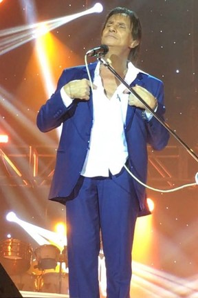 Roberto Carlos em show em Teresina, no Piauí (Foto: Divulgação)
