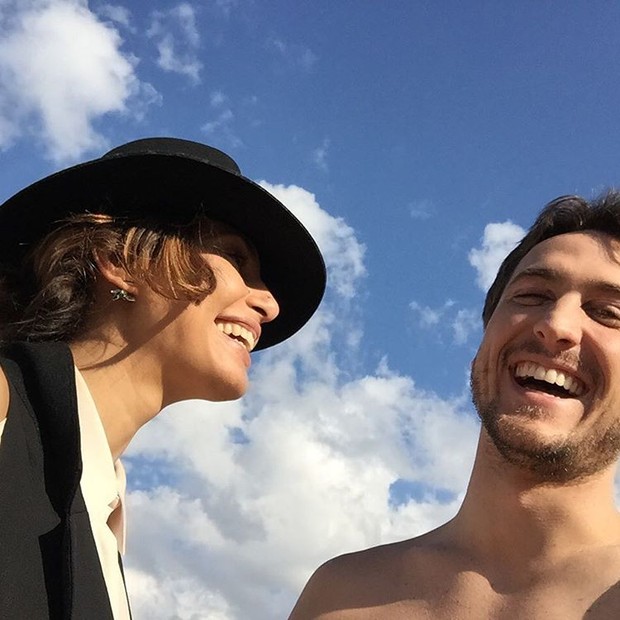 Camila Pitanga e  Igor Angelkorte (Foto: Reprodução/Instagram)