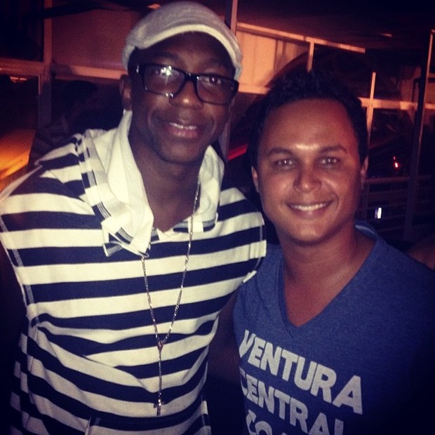 Mumuzinho e Jamerson Andrade em show na Zona Sul do Rio (Foto: Instagram/ Reprodução)