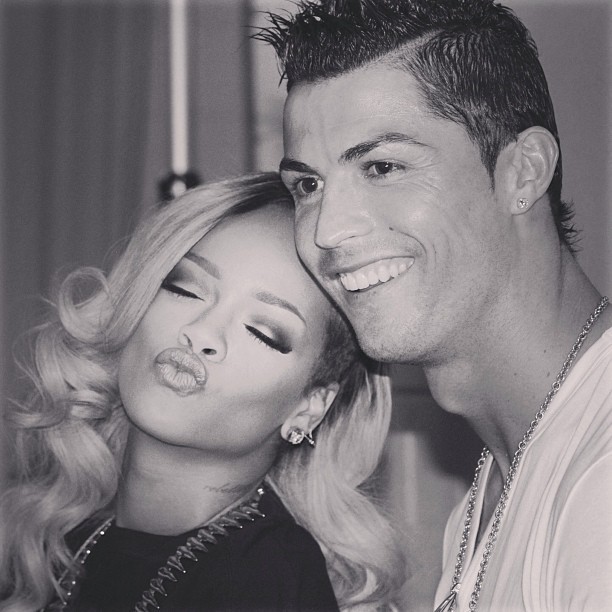Cristiano Ronaldo e Rihanna (Foto: Instagram / Reprodução)