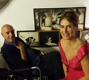 Maitê Proença com Hector Babenco (Foto: Reprodução / Instagram)