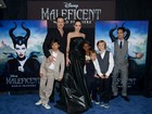 Família prestigia Angelina Jolie em pré-estreia de ‘Malévola’ nos Estados Unidos