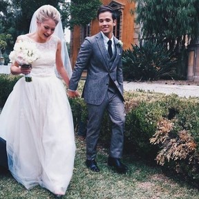 Nathan Kress se casa con London Elise Moore (Foto: Instagram / Reprodução)