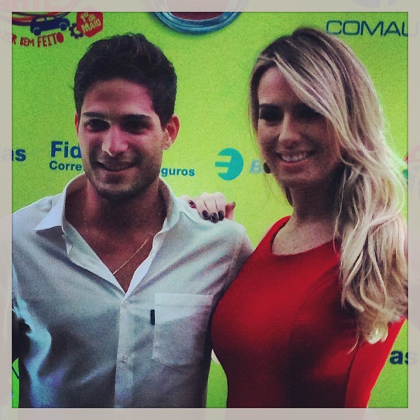 Ex-BBBs André e Fernanda em evento em Belo Horizonte (Foto: Instagram/ Reprodução)