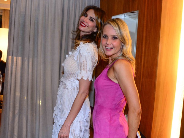 Luciana Gimenez e Camila Klein em festa em São Paulo (Foto: Leo Franco/ Ag. News)