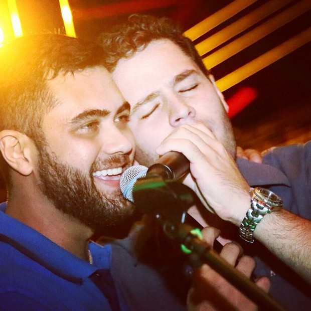 Thiago Costa com o primo, Pedro Leonardo (Foto: Reprodução/Instagram)