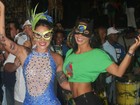 Mascaradas, Dani Bolina e Graciella Carvalho caem no samba 