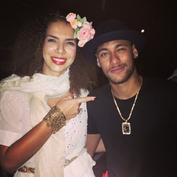 Neymar com Vanessa da Mata (Foto: Reprodução/Instagram)