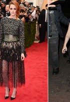 Após baile de gala, Kristen Stewart troca look por moletom e tênis