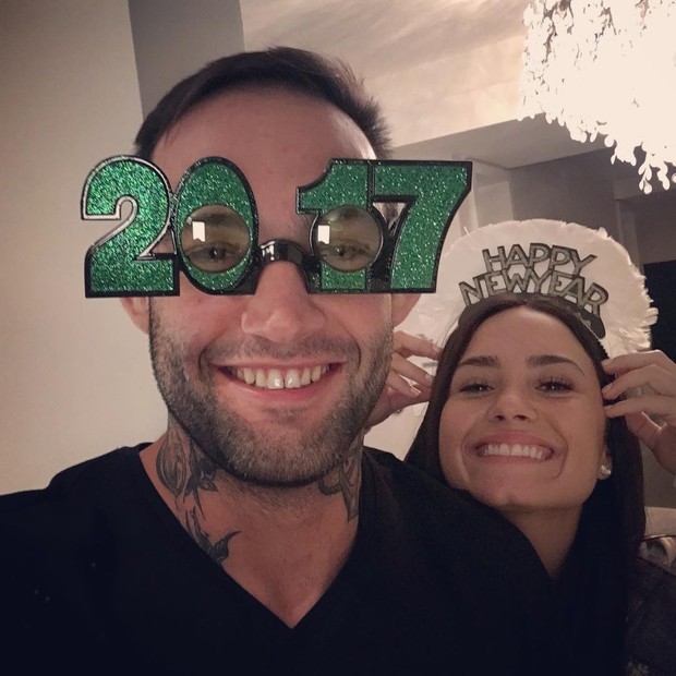 Guilherme Bomba e Demi Lovato (Foto: Reprodução / Instagram)